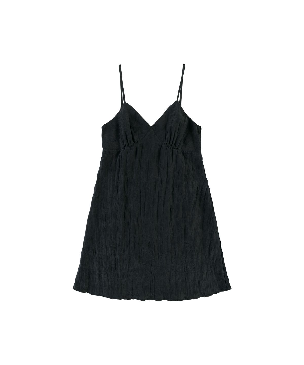 반원 아틀리에(VANONE ATELIER) A3606 크링클 슬립 원피스_Charcoal
