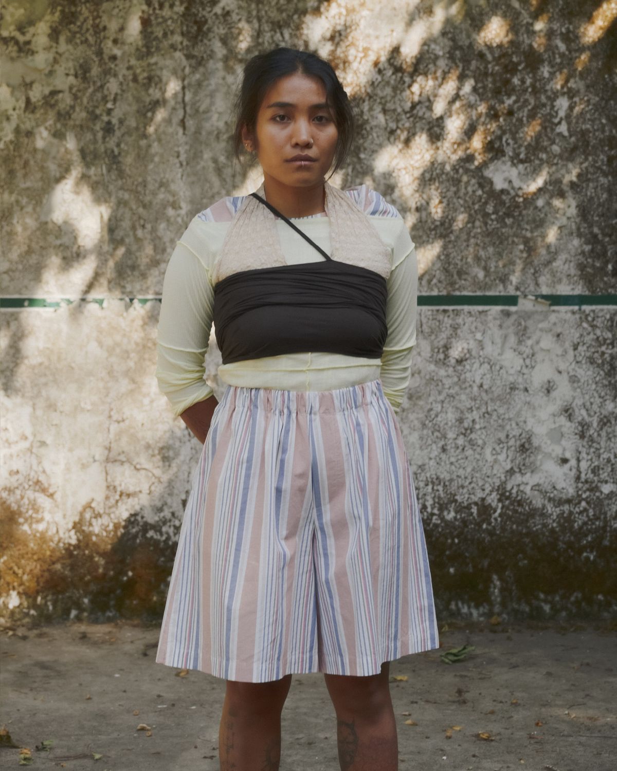 베이스레인지(BASERANGE) CLAUDE SHORTS (ORGANIC COTTON POPLIN)