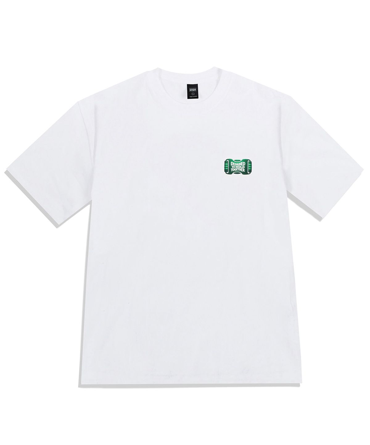 핍스(PEEPS) Built Around Life Pack SS Tee (BLACK/WHITE) 오버핏 반팔티
