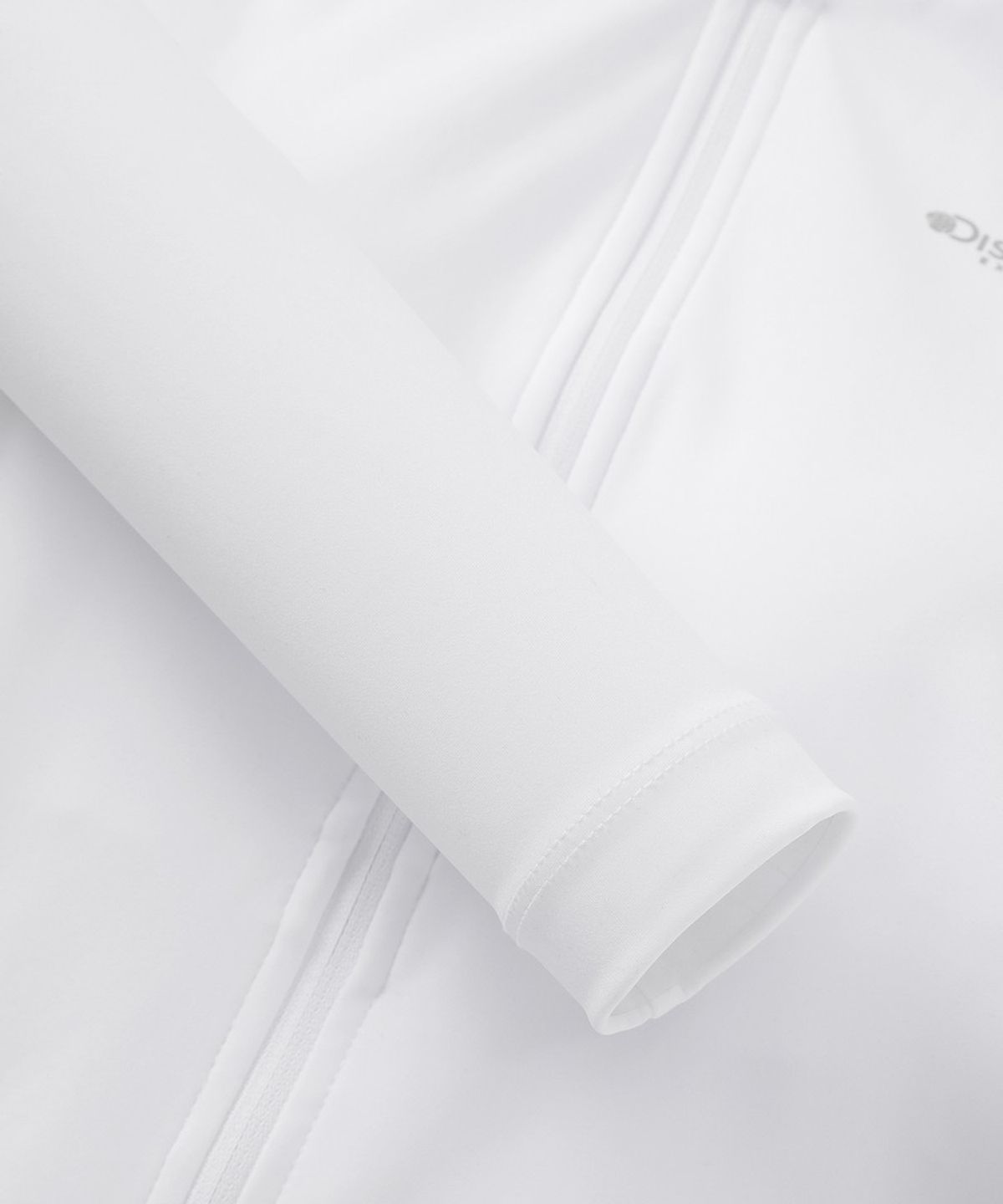 디스커버리 익스페디션(DISCOVERY EXPEDITION) 여성 풀집업 크롭 래쉬가드 (WHITE)