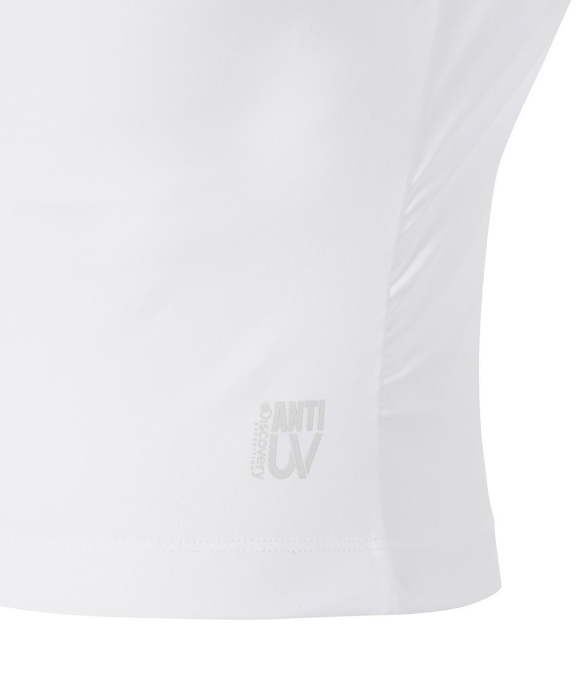디스커버리 익스페디션(DISCOVERY EXPEDITION) 여성 풀집업 크롭 래쉬가드 (WHITE)