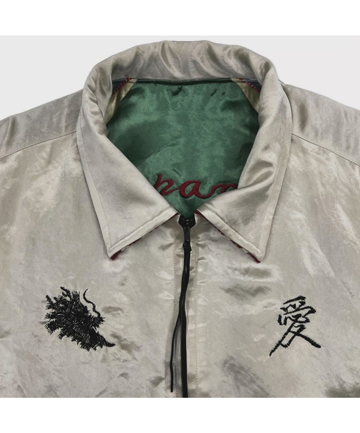 마이너스(MINUS) x A PUZZLING HOME Souvenir Love Jacket(TWO FACE) - OFF