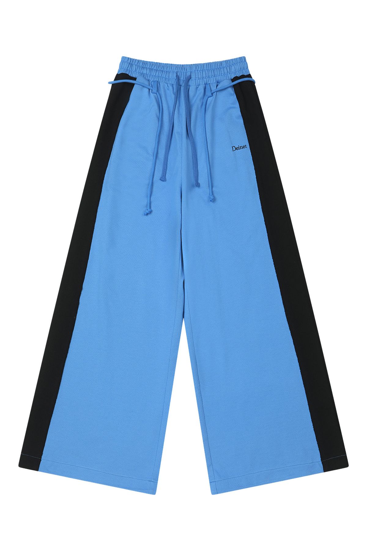 다이닛(DEINET) CONTRAST SWEAT PANTS IN BLUE