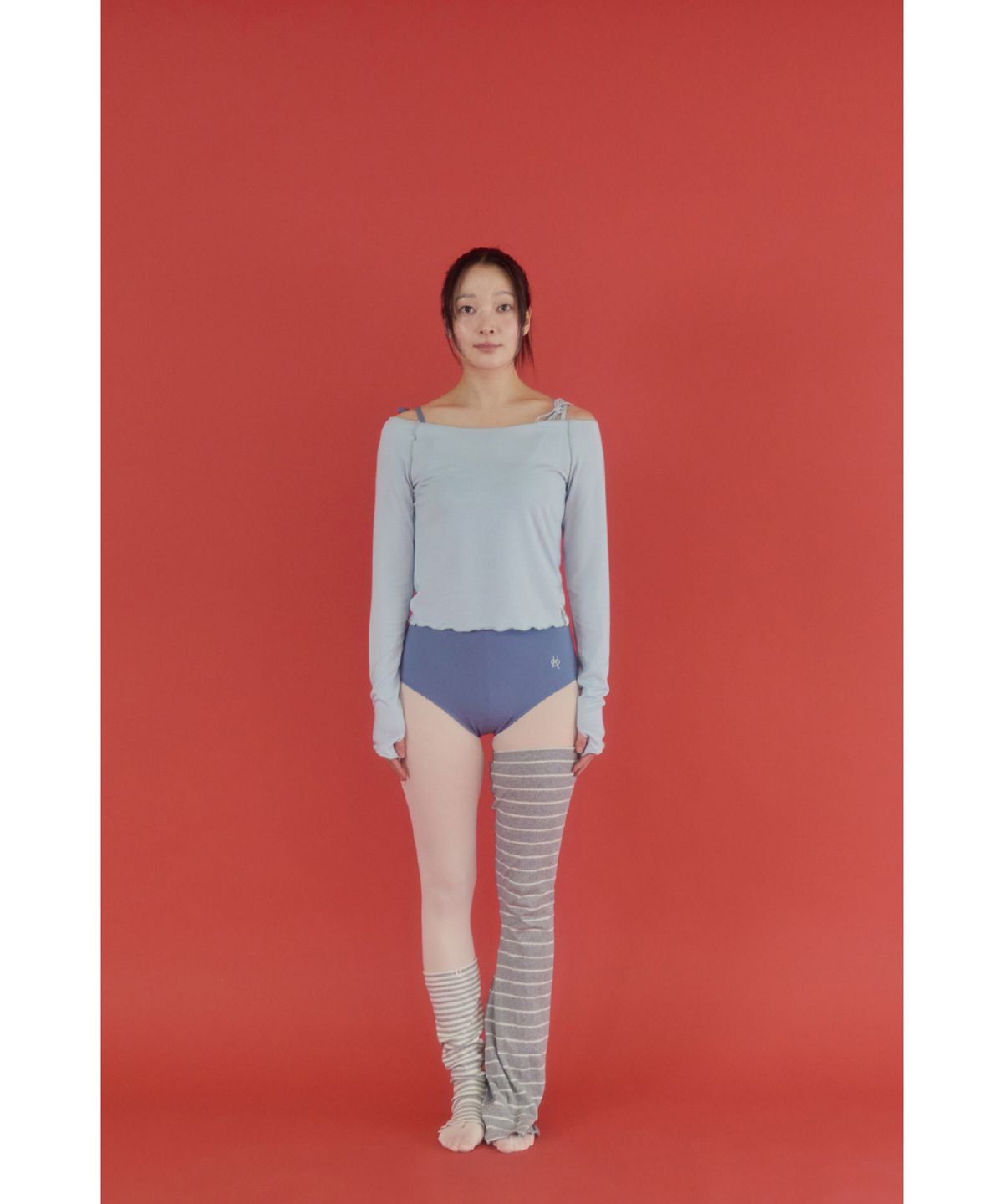 큐피도(KUPIDO) Ballet Off Warmer Tee _ Sky Blue
