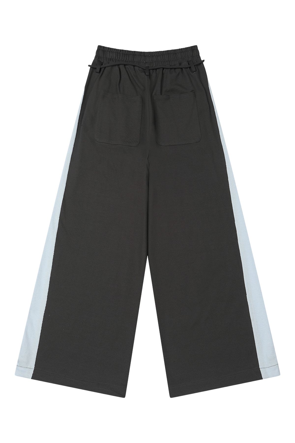 다이닛(DEINET) CONTRAST SWEAT PANTS IN CHARCOAL