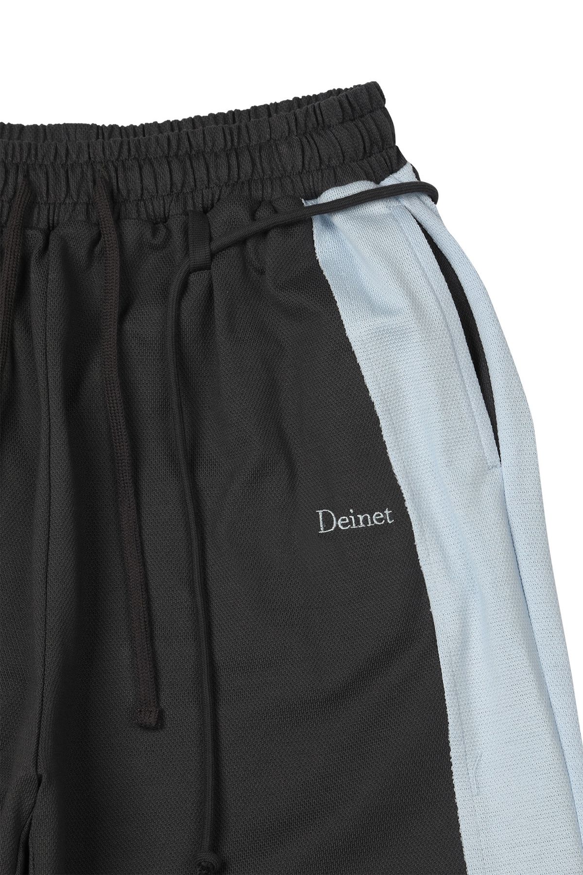 다이닛(DEINET) CONTRAST SWEAT PANTS IN CHARCOAL