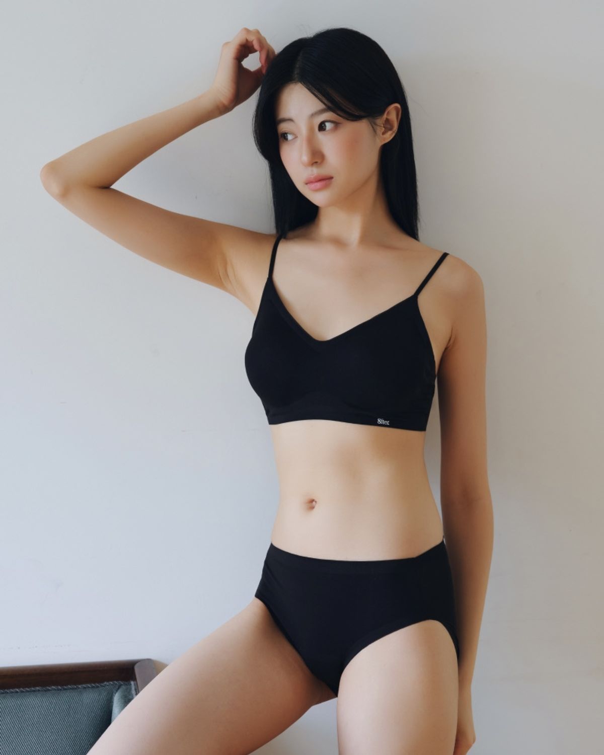 엣프터(8FTER) 누디 쿨 브라 & 누디 쿨 팬티 SET - 4Colors