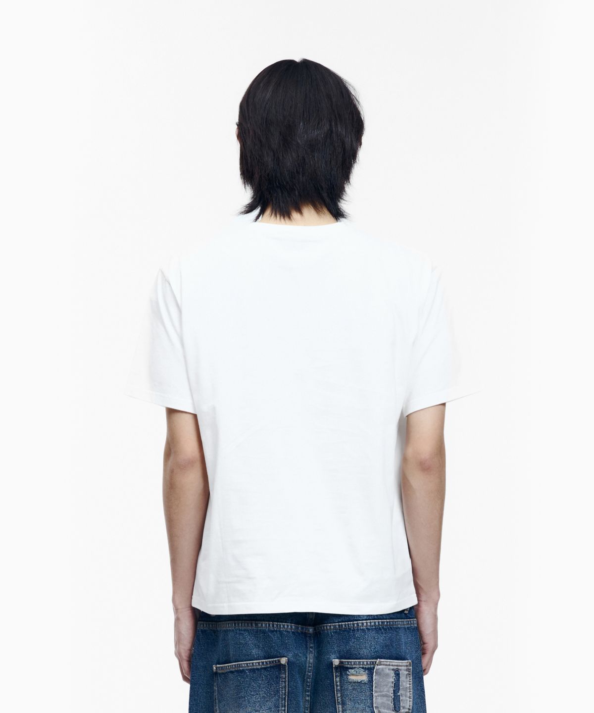 아캄(AAKAM) Trinity Cross Half Top (White)