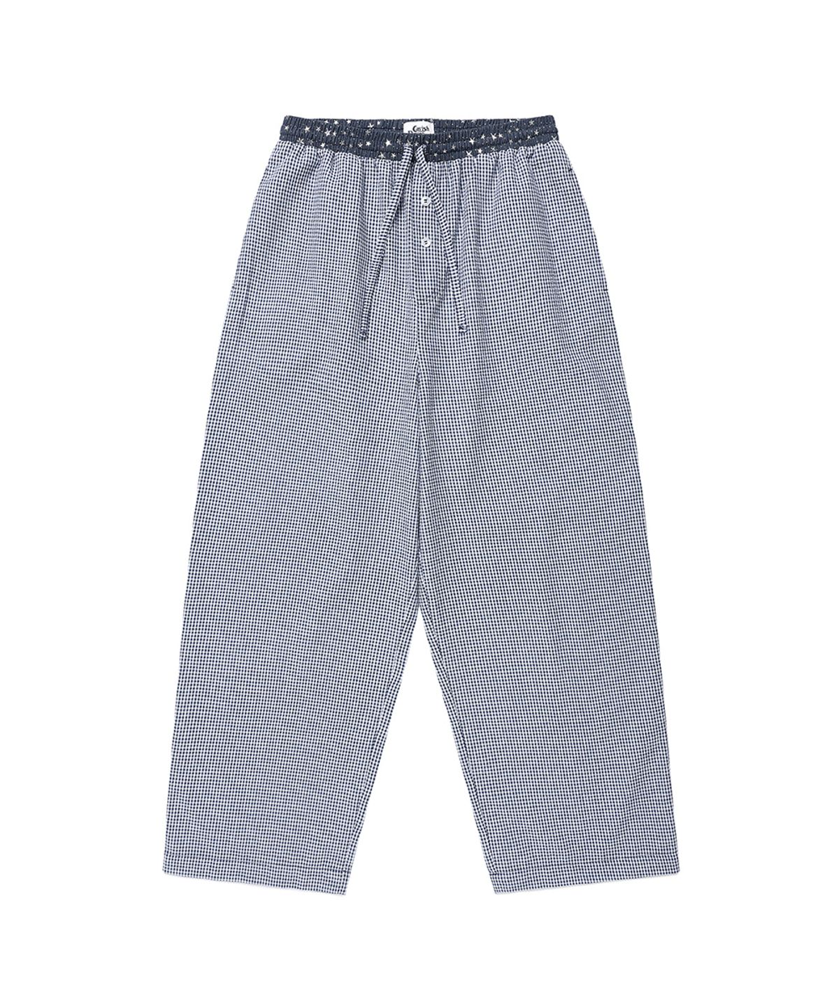카비시(CAVISH) MILKY WAY CHECK LOUNGE PANTS NAVY(CV2GMFPA00A)