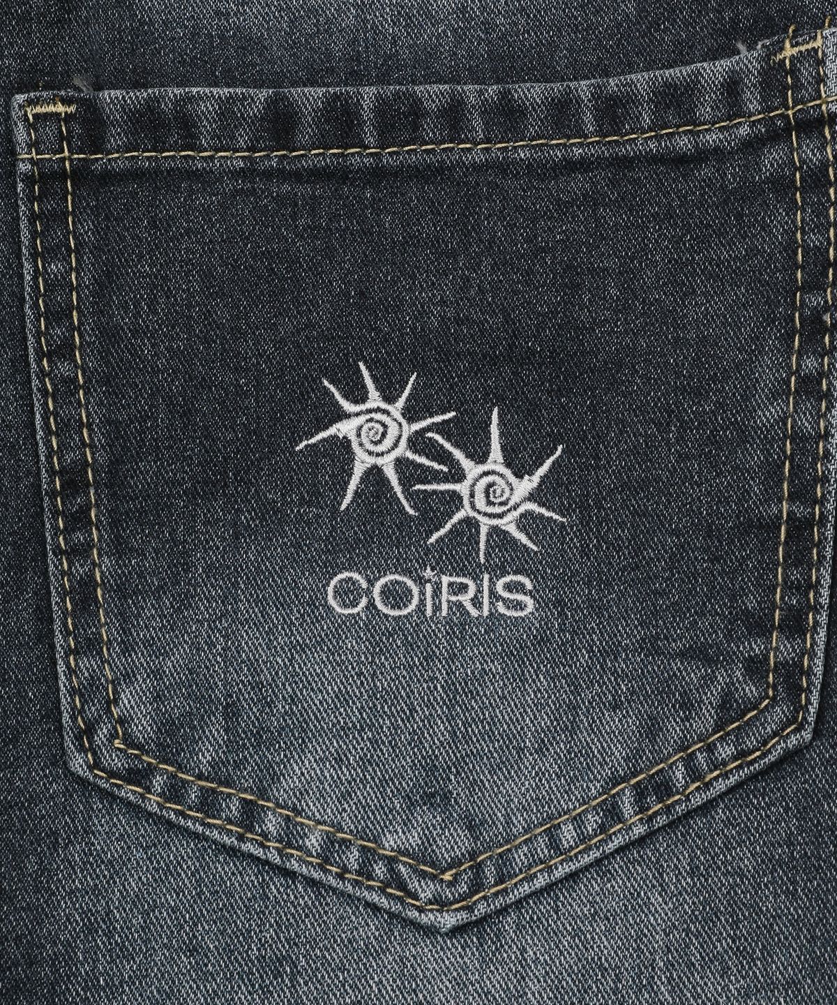 코이리스(COIRIS) 네든 데님 와이드 워싱 팬츠 (2컬러)