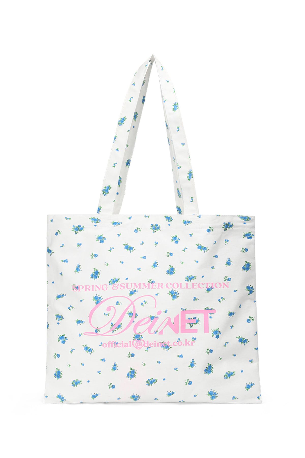 다이닛(DEINET) FLOWER SHOULDER BAG IN WHITE