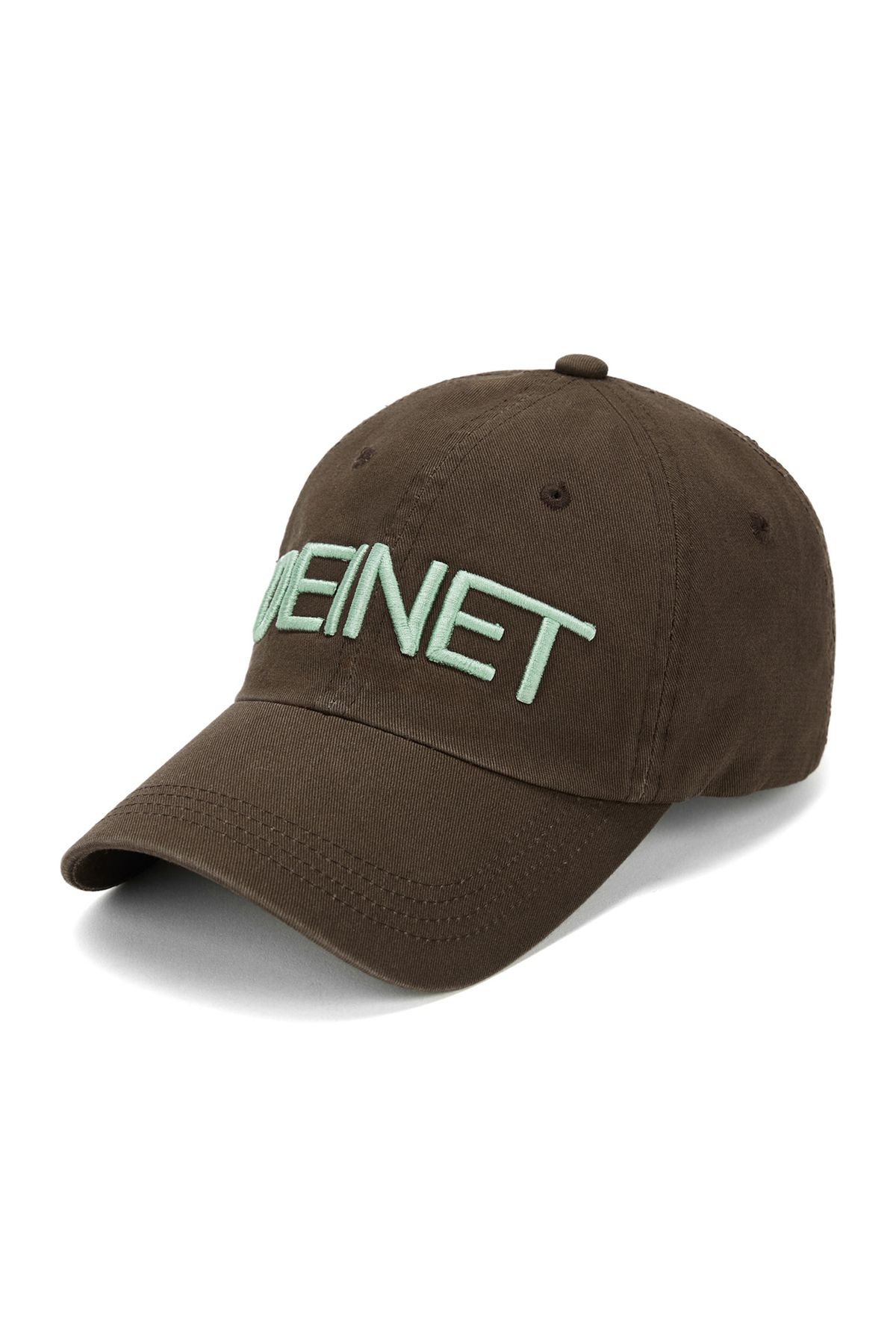 다이닛(DEINET) DEINET LOGO CAP IN BROWN