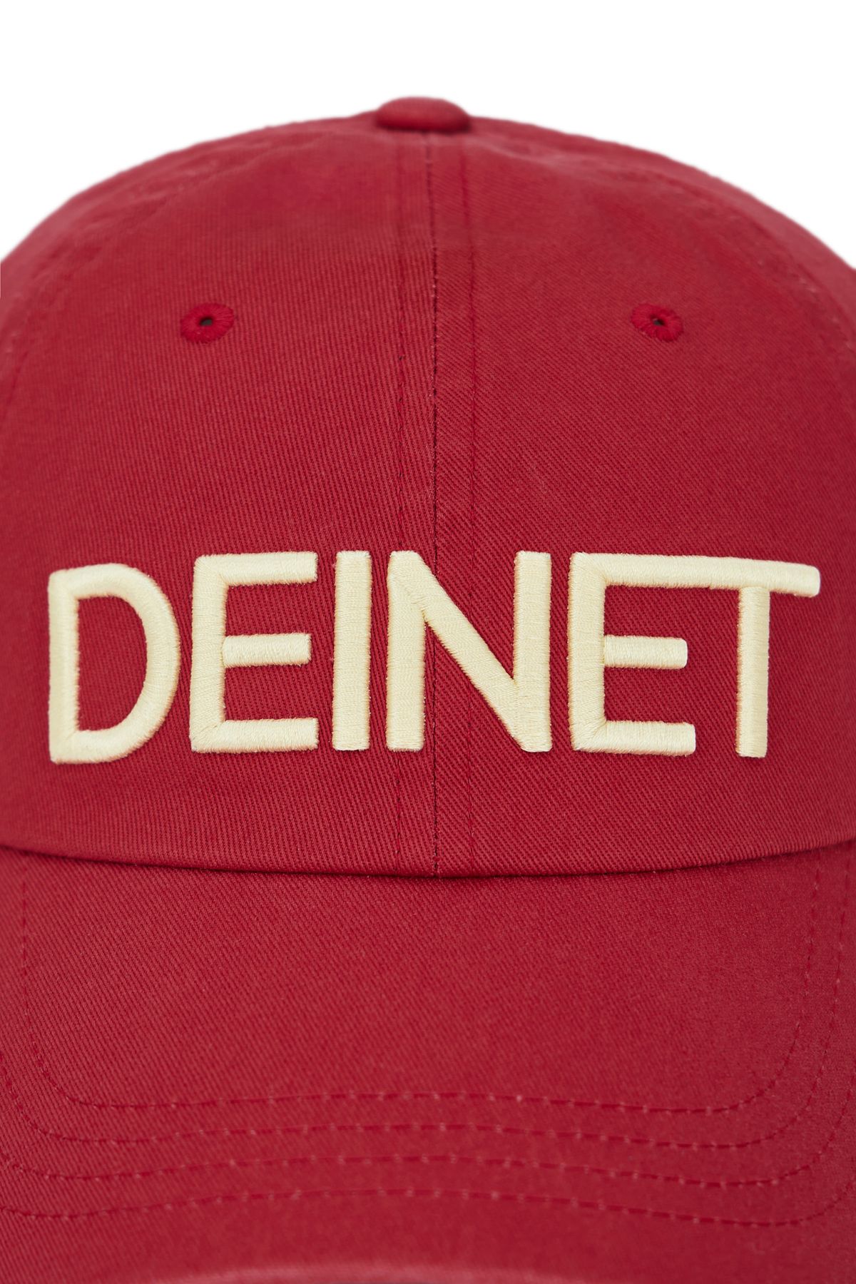 다이닛(DEINET) DEINET LOGO CAP IN BURGUNDY