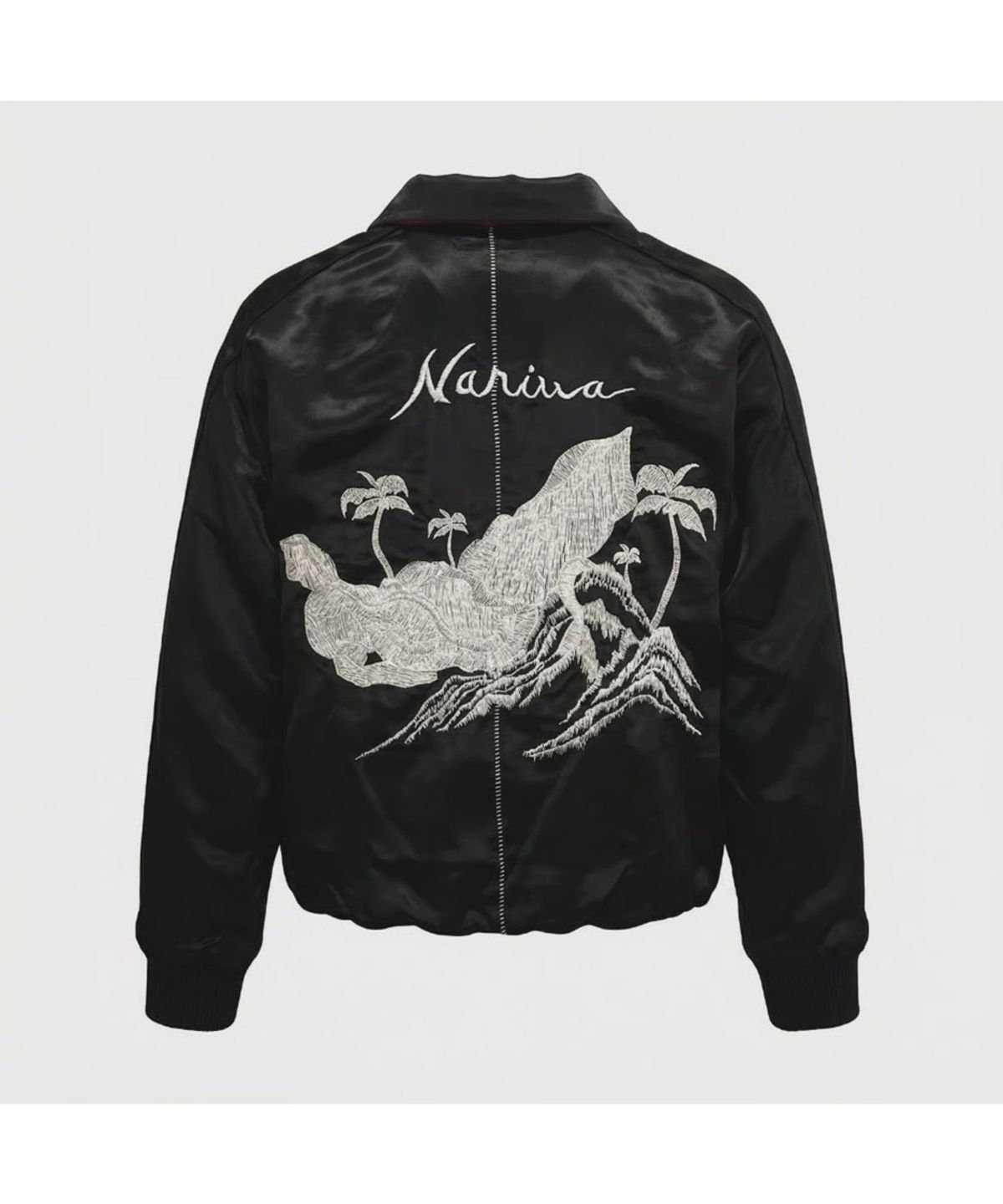 마이너스(MINUS) x A PUZZLING HOME Souvenir Love Jacket(TWO FACE) - BLACK
