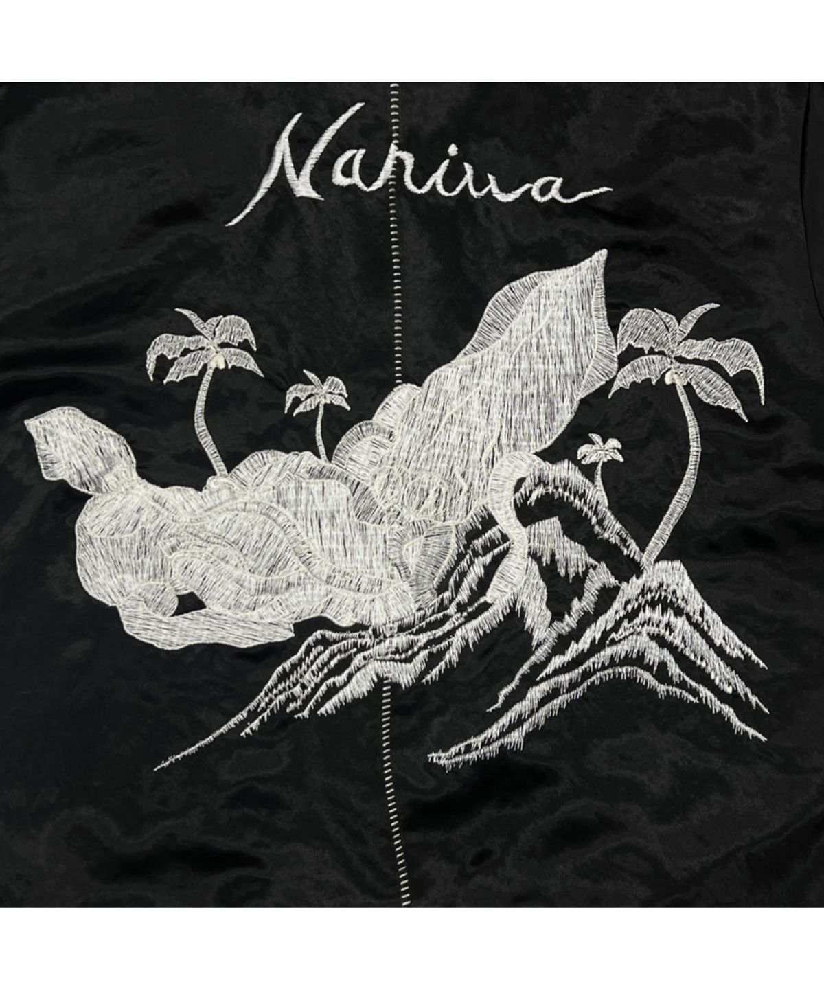 마이너스(MINUS) x A PUZZLING HOME Souvenir Love Jacket(TWO FACE) - BLACK