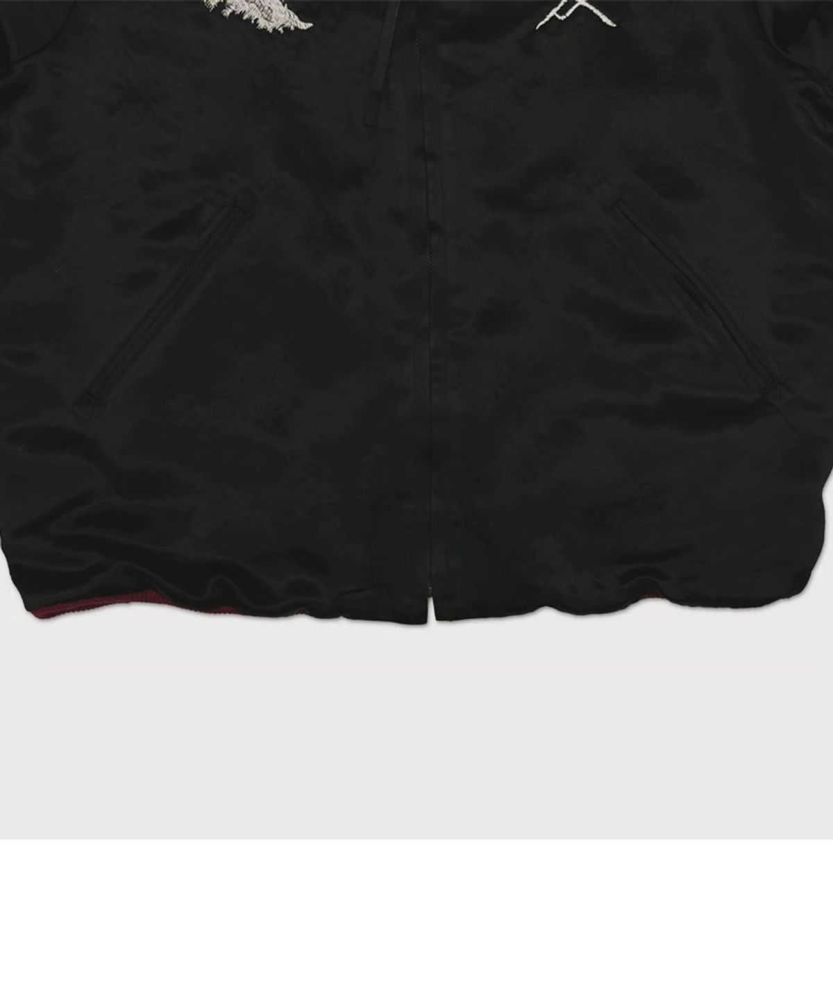 마이너스(MINUS) x A PUZZLING HOME Souvenir Love Jacket(TWO FACE) - BLACK