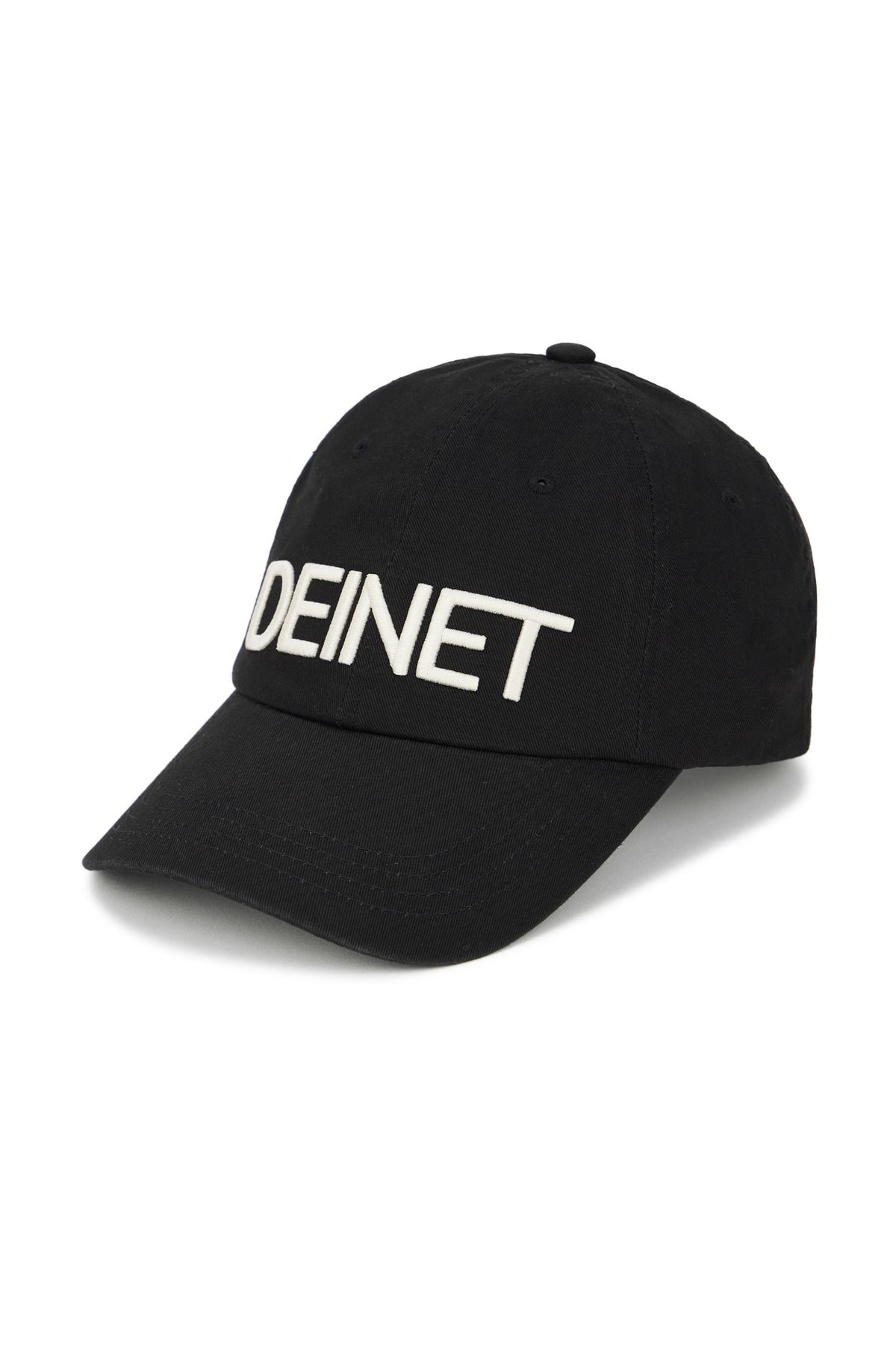 다이닛(DEINET) DEINET LOGO CAP IN BLACK