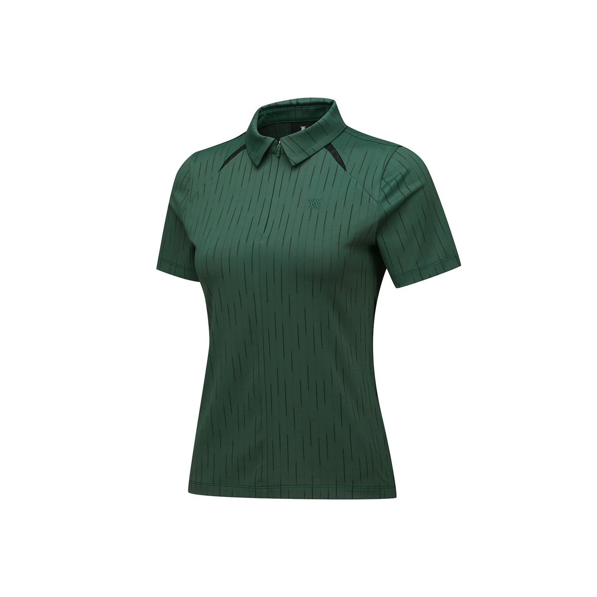 어뉴골프(ANEW GOLF) WOMEN SOLID BACK ZIP T-SHIRT_DN