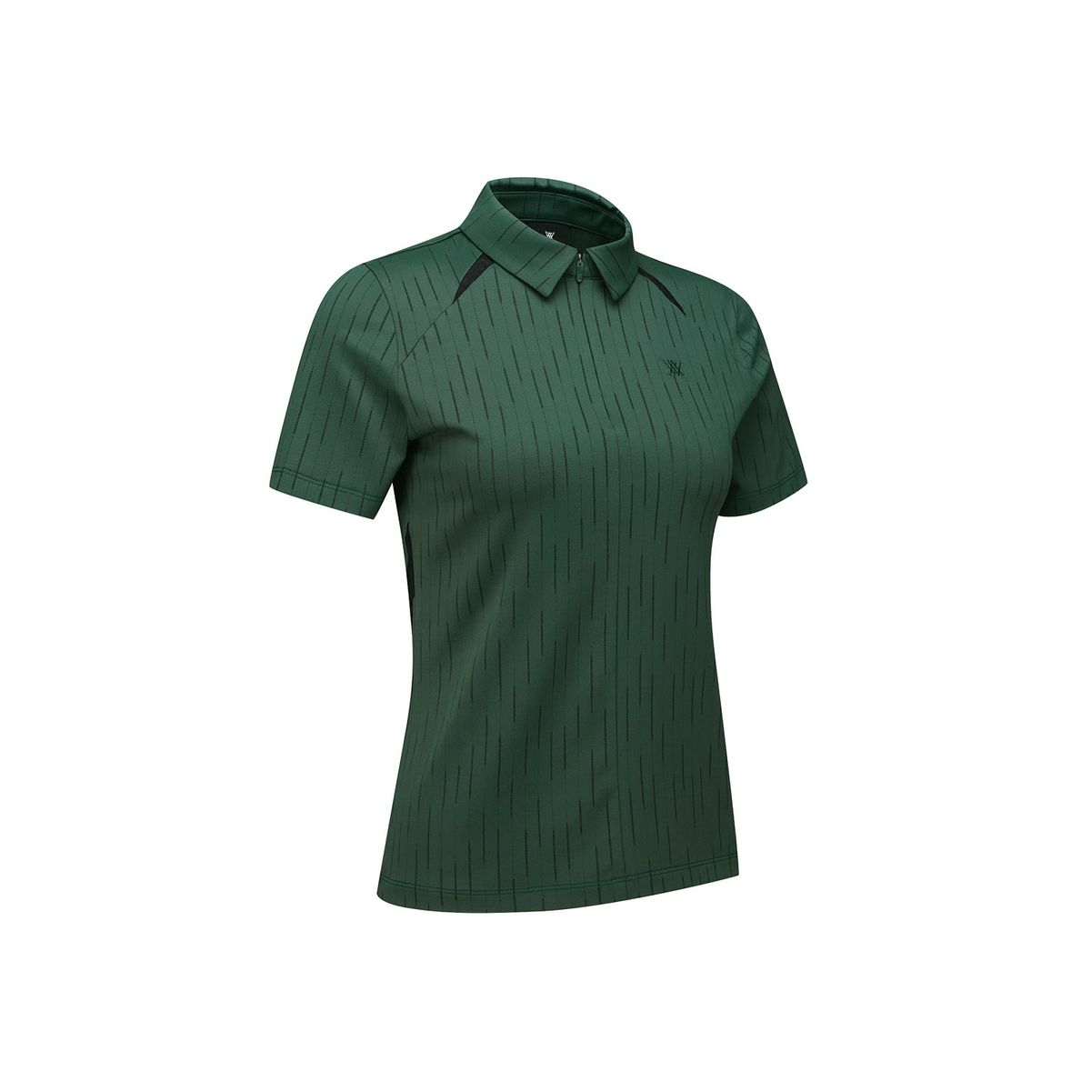 어뉴골프(ANEW GOLF) WOMEN SOLID BACK ZIP T-SHIRT_DN