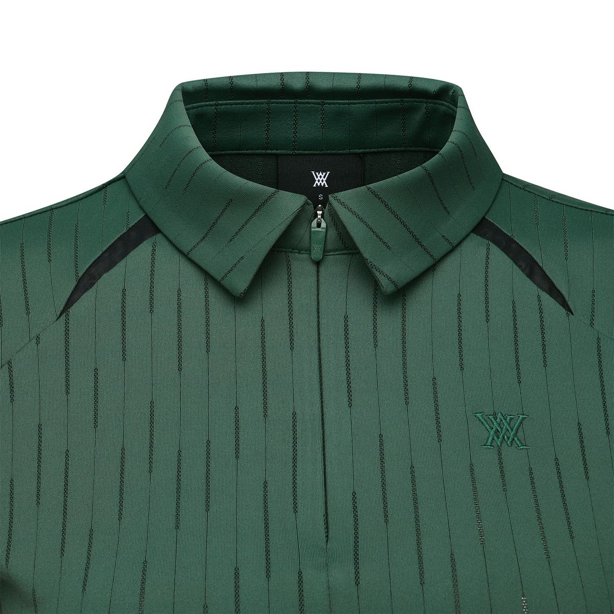 어뉴골프(ANEW GOLF) WOMEN SOLID BACK ZIP T-SHIRT_DN