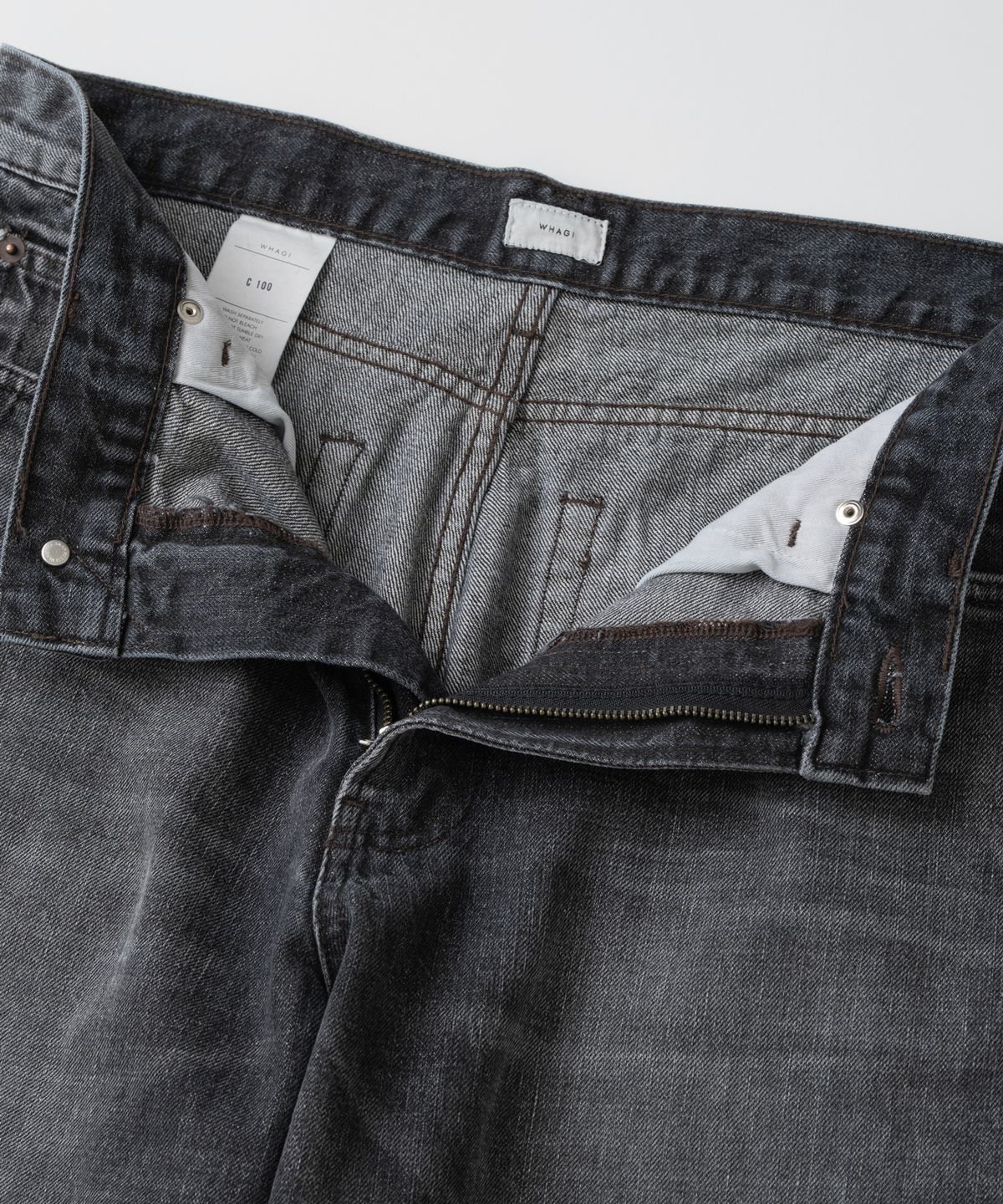 와기(WHAGI) Vintage XX Regular Denim (Vintage Black)