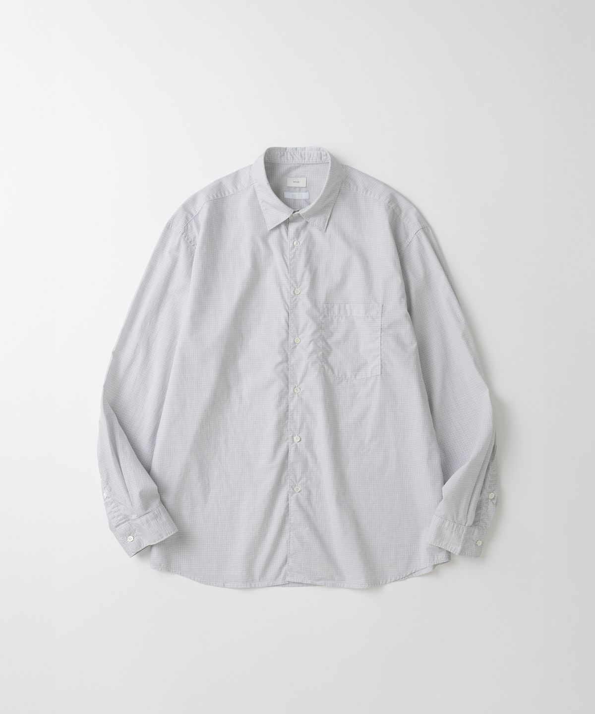 와기(WHAGI) Vintage Regular Collar Shirt (Graph Check)