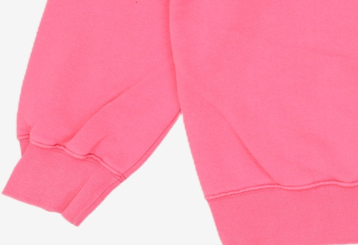 룩캐스트(LOOKAST) PINK OVERSIZE BADGE SWEATSHIRT ONE