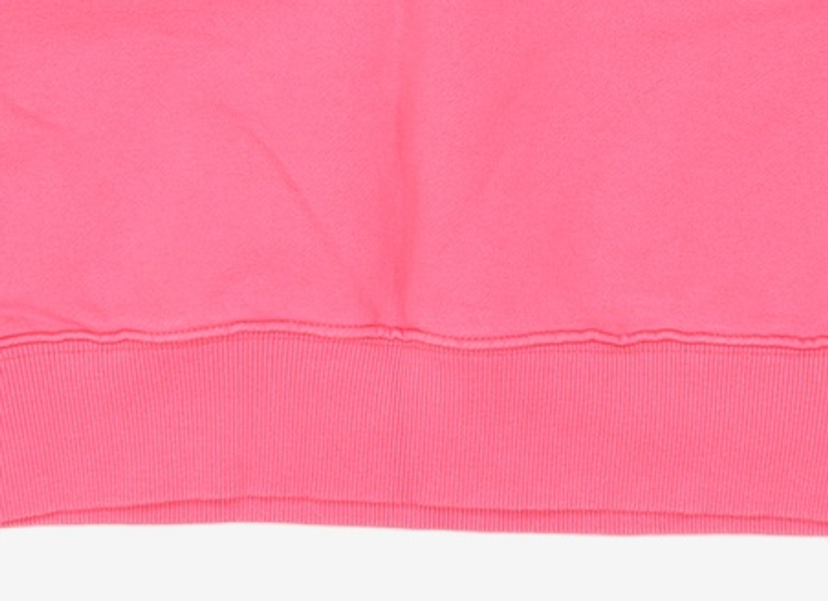 룩캐스트(LOOKAST) PINK OVERSIZE BADGE SWEATSHIRT ONE