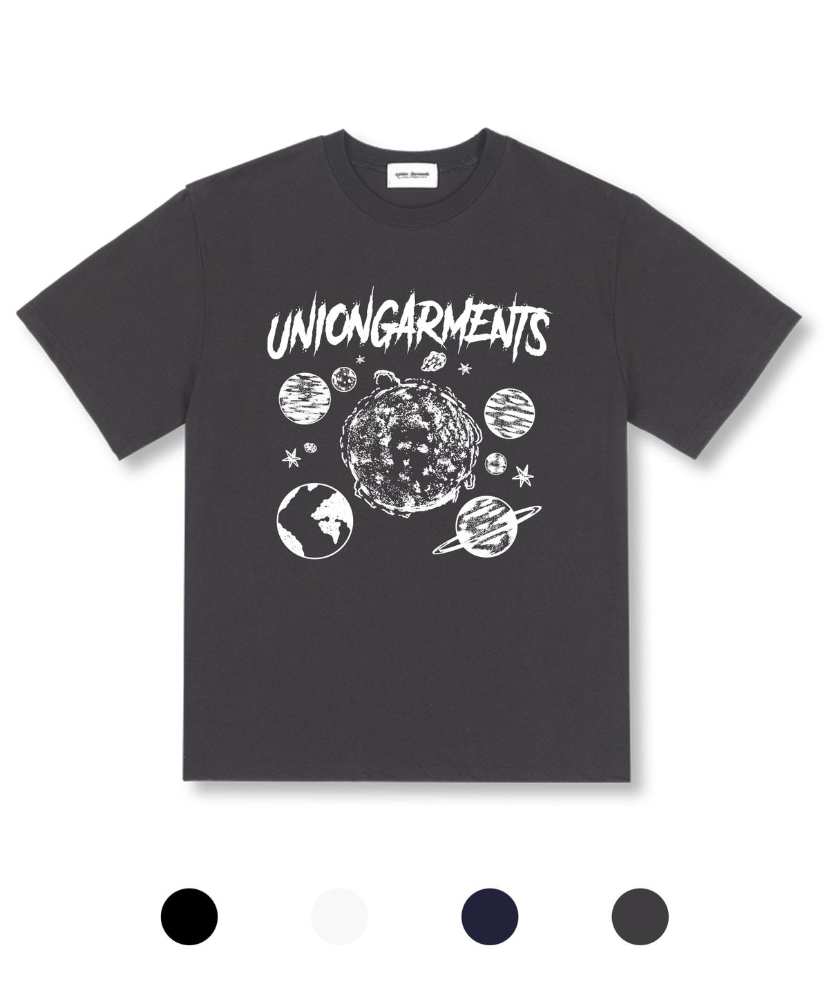 유니온가먼츠(UNION GARMENTS) 유니버스 오버핏 반팔 티셔츠 4COLOR