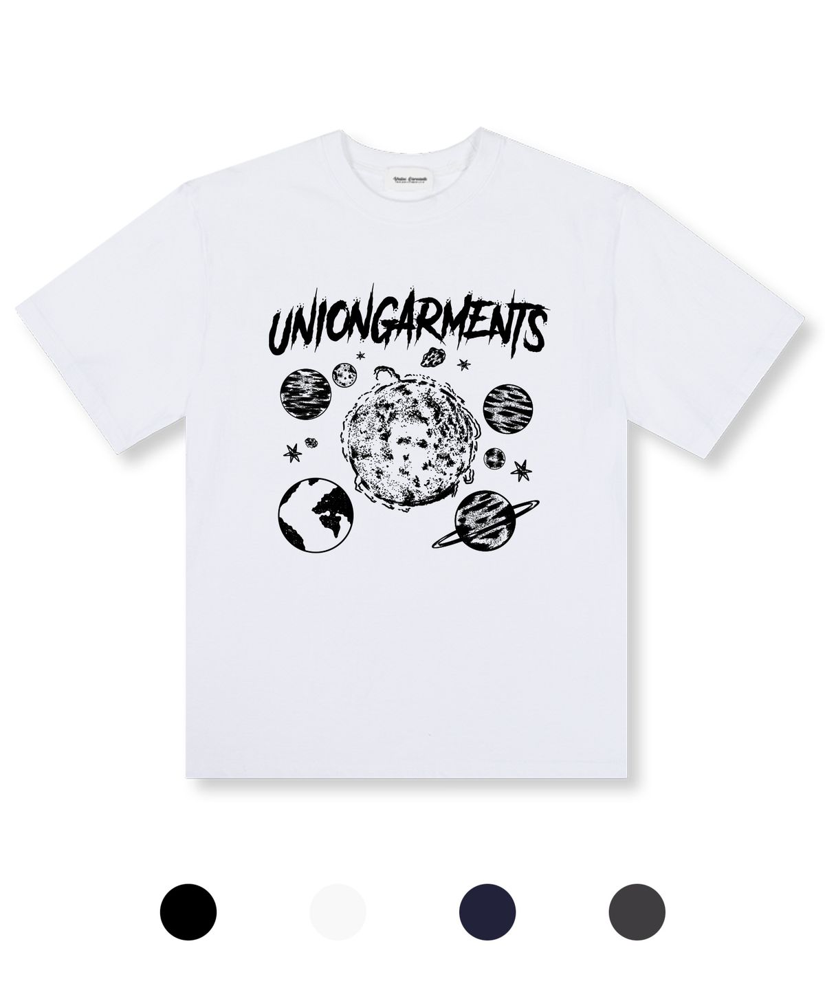 유니온가먼츠(UNION GARMENTS) 유니버스 오버핏 반팔 티셔츠 4COLOR