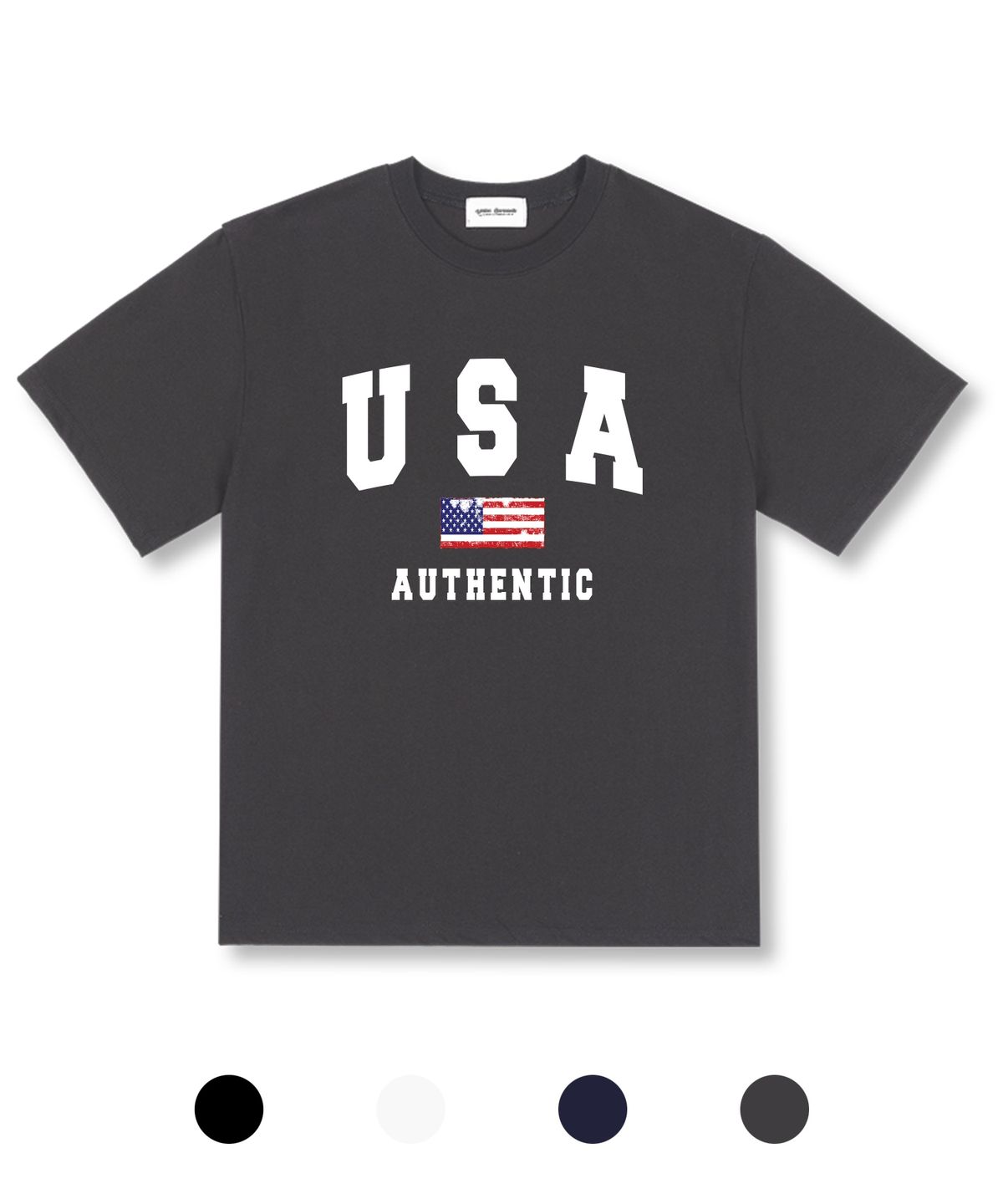 유니온가먼츠(UNION GARMENTS) USA플래그 오버핏 반팔 티셔츠 4COLOR
