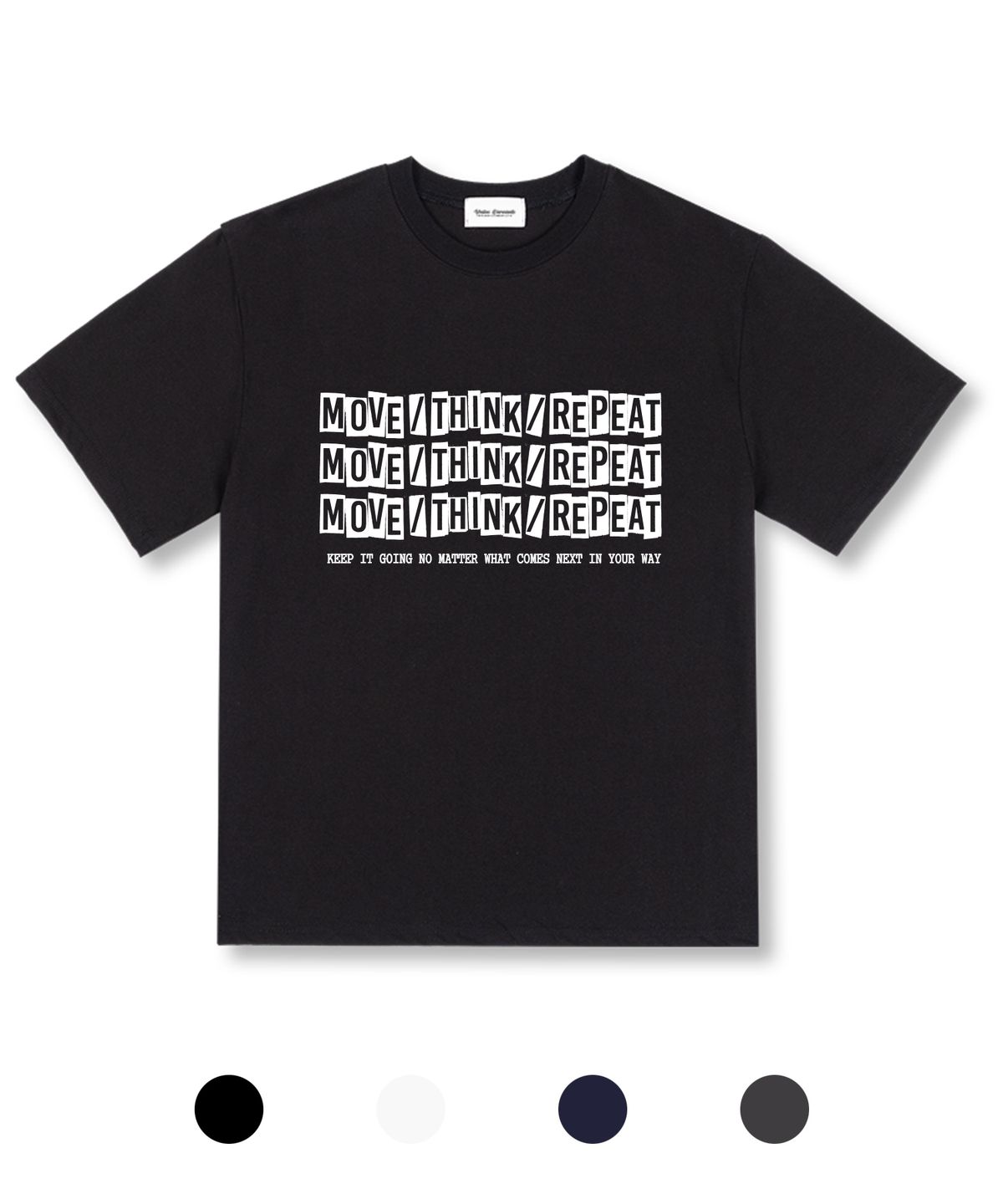 유니온가먼츠(UNION GARMENTS) 무브핑크 오버핏 반팔 티셔츠 4COLOR