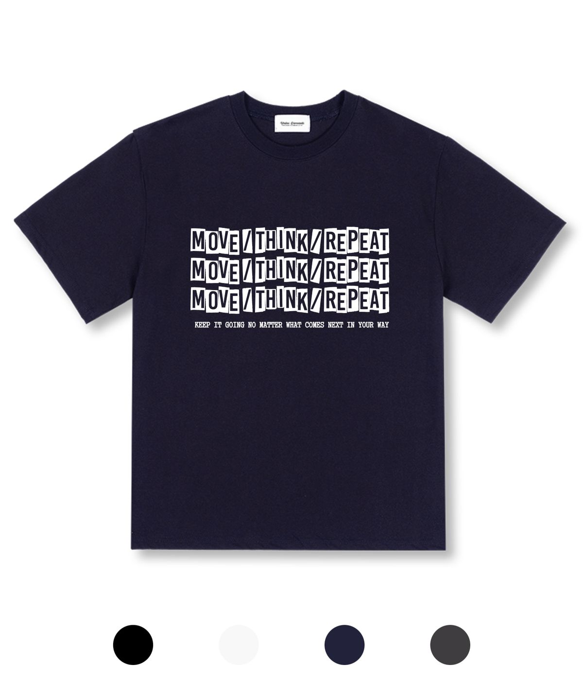 유니온가먼츠(UNION GARMENTS) 무브핑크 오버핏 반팔 티셔츠 4COLOR