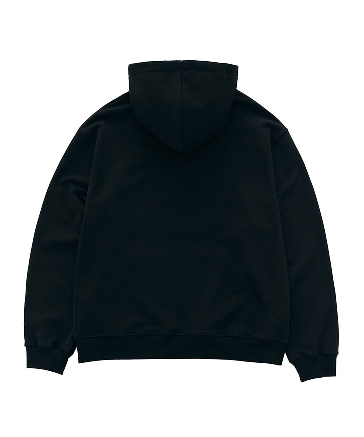 큐로랩(QUROLAB) CLOUD APPLIQUE SWEAT HOODIE(BLACK)