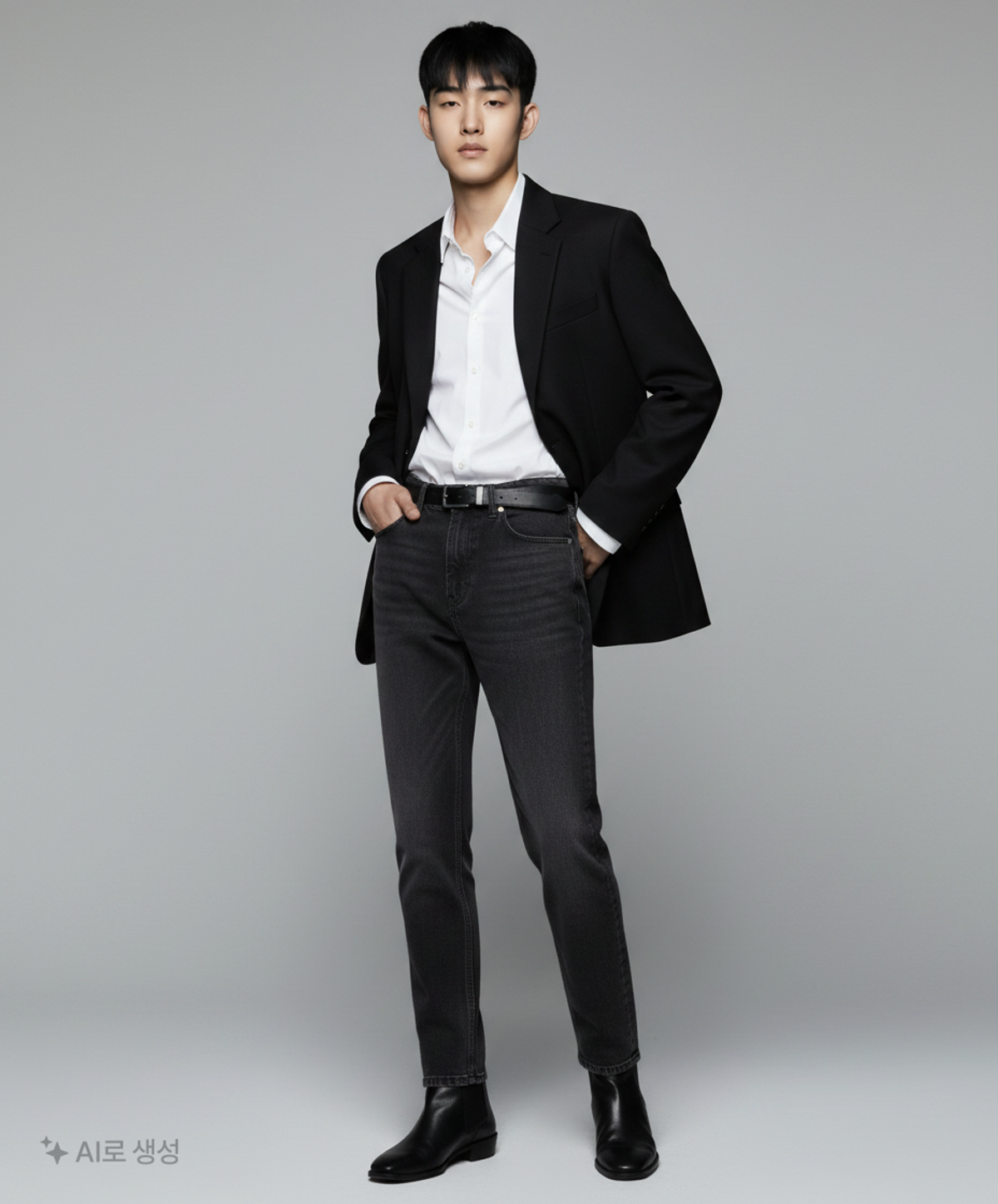 86로드(86ROAD) BLACK NORMAL CHIP / CROP TAPERED 30