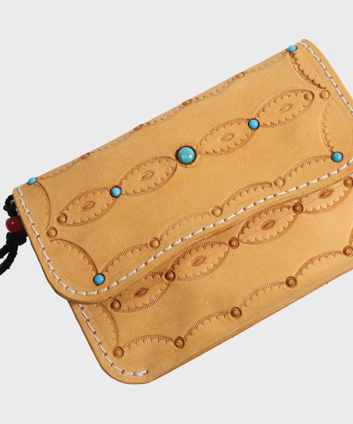 카마테클럽(CAMATECLUB) Yazhi Trucker Wallet -Natural 핸드메이드지갑, 네이티브아메리칸, 웨스턴