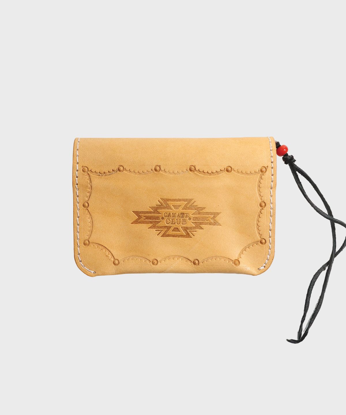 카마테클럽(CAMATECLUB) Yazhi Trucker Wallet -Natural 핸드메이드지갑, 네이티브아메리칸, 웨스턴