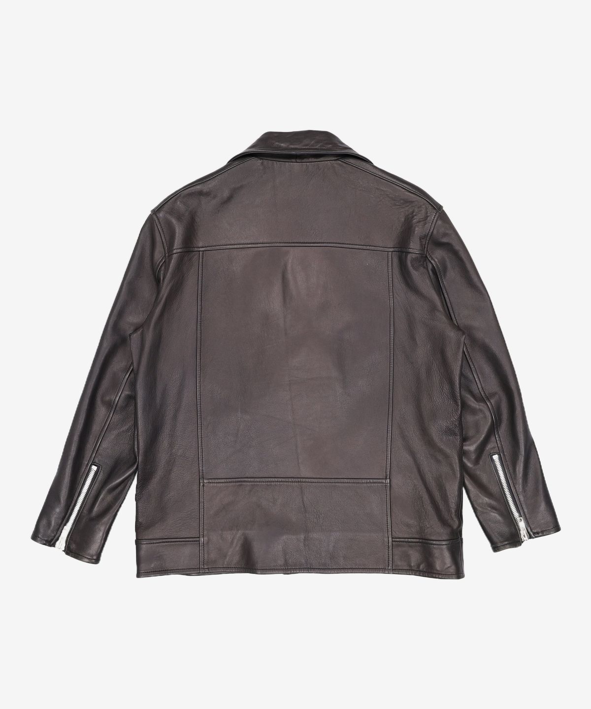 룩캐스트(LOOKAST) PREMIUM BLACK OVERSIZE LAMBSKIN JACKET(WOMAN) ONE