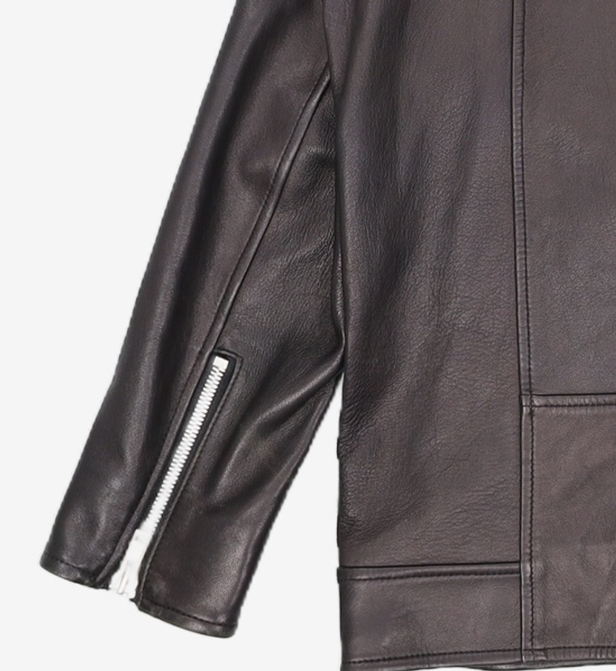 룩캐스트(LOOKAST) PREMIUM BLACK OVERSIZE LAMBSKIN JACKET(WOMAN) ONE