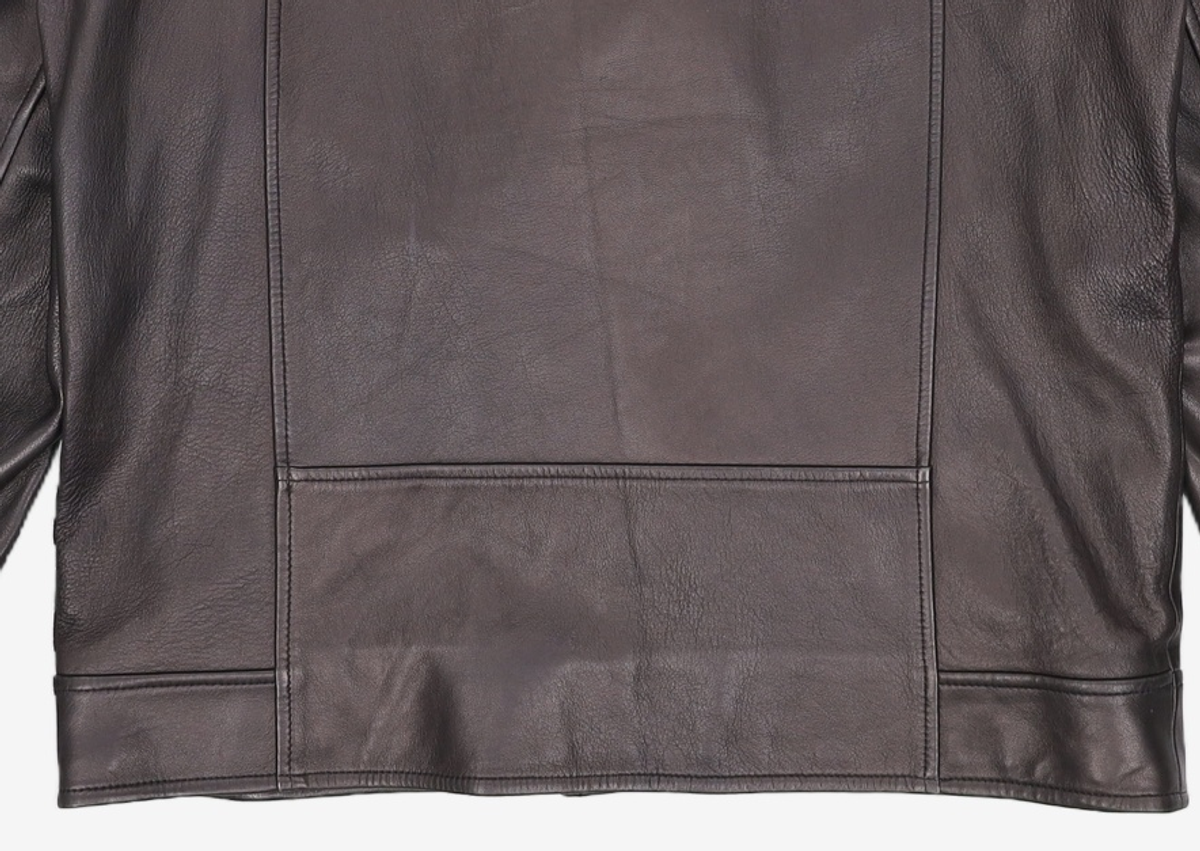 룩캐스트(LOOKAST) PREMIUM BLACK OVERSIZE LAMBSKIN JACKET(WOMAN) ONE