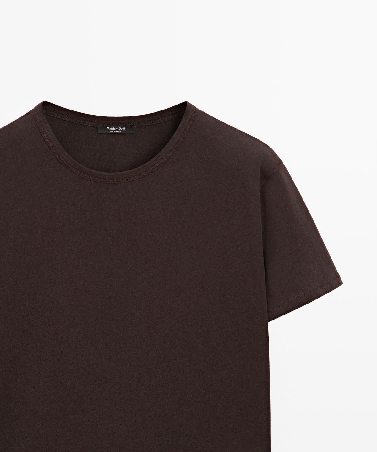 마시모두띠(MASSIMO DUTTI) 100% 코튼 반팔 티셔츠