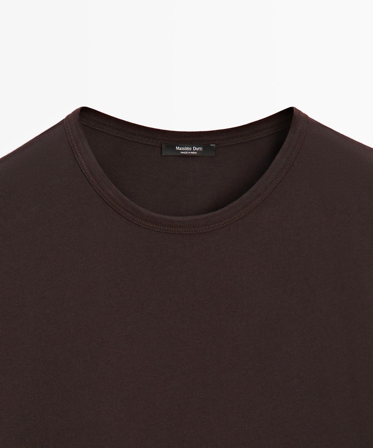 마시모두띠(MASSIMO DUTTI) 100% 코튼 반팔 티셔츠