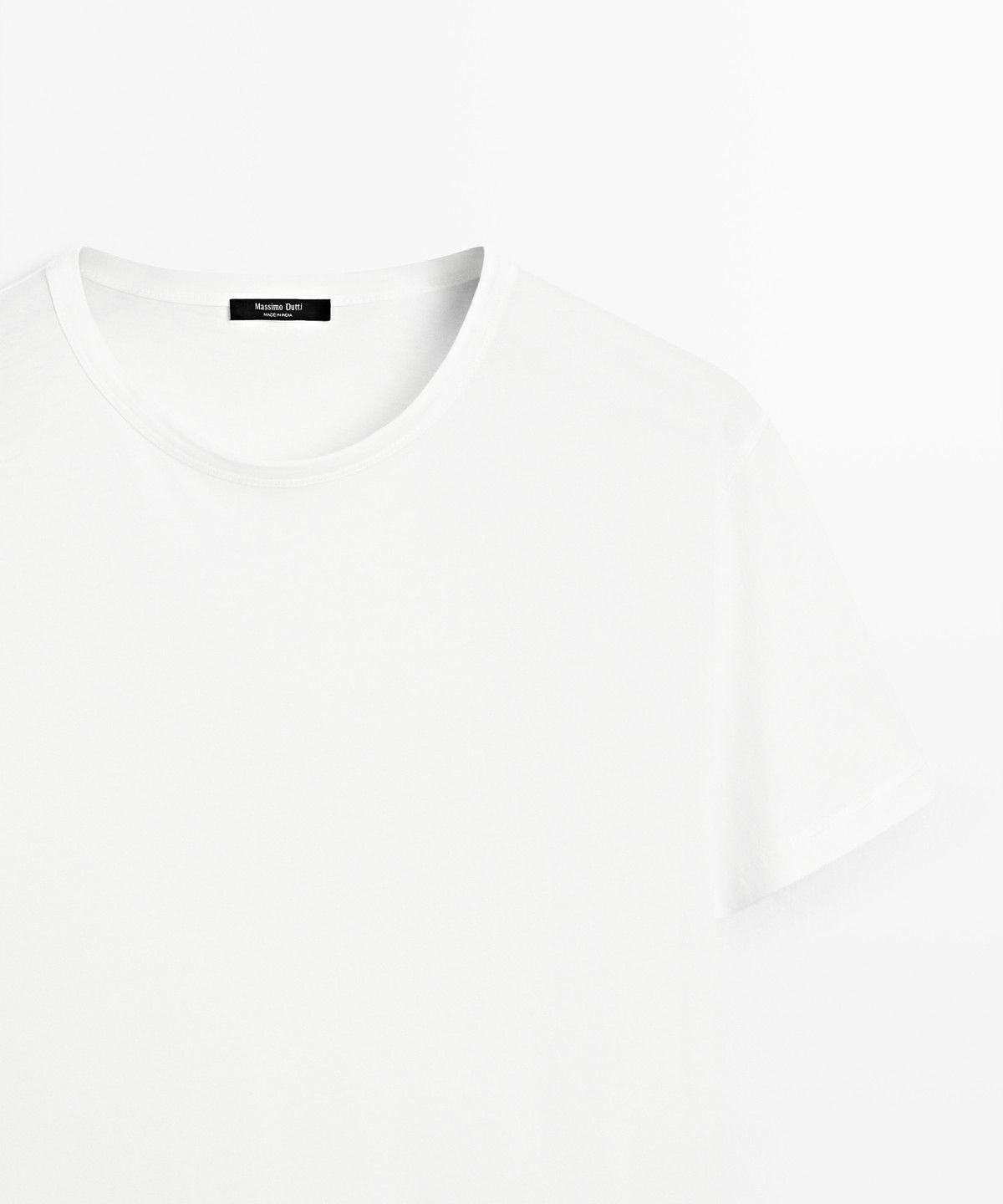 마시모두띠(MASSIMO DUTTI) 100% 코튼 반팔 티셔츠