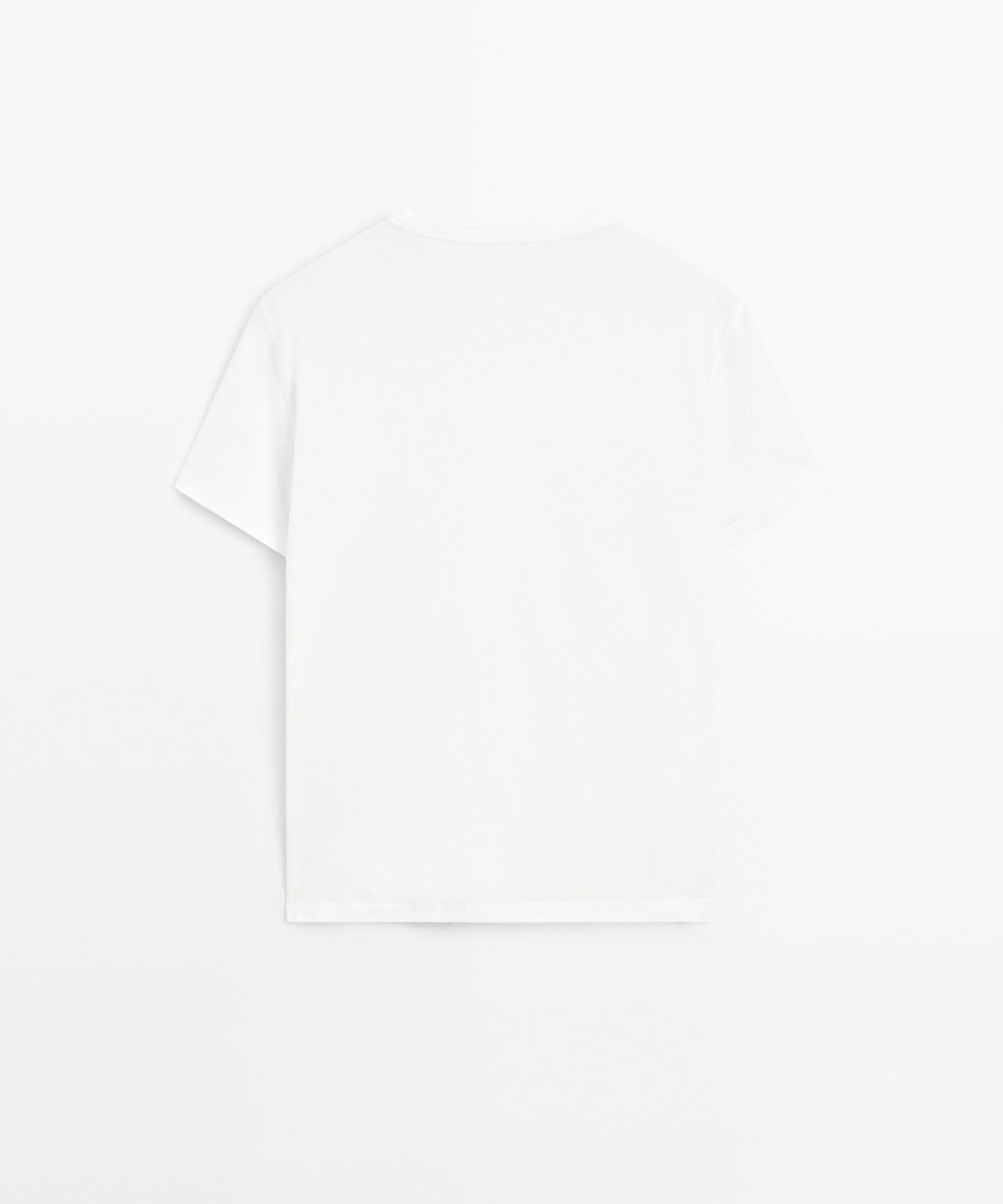 마시모두띠(MASSIMO DUTTI) 100% 코튼 반팔 티셔츠