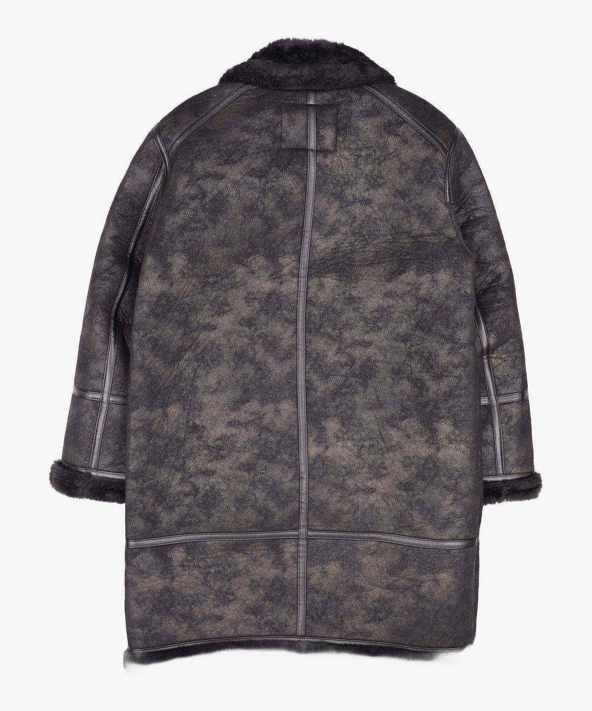 버커루(BUCKAROO) 유니 인조 스웨이드 롱기장 무스탕 2종택1 (B194LI100P) XL