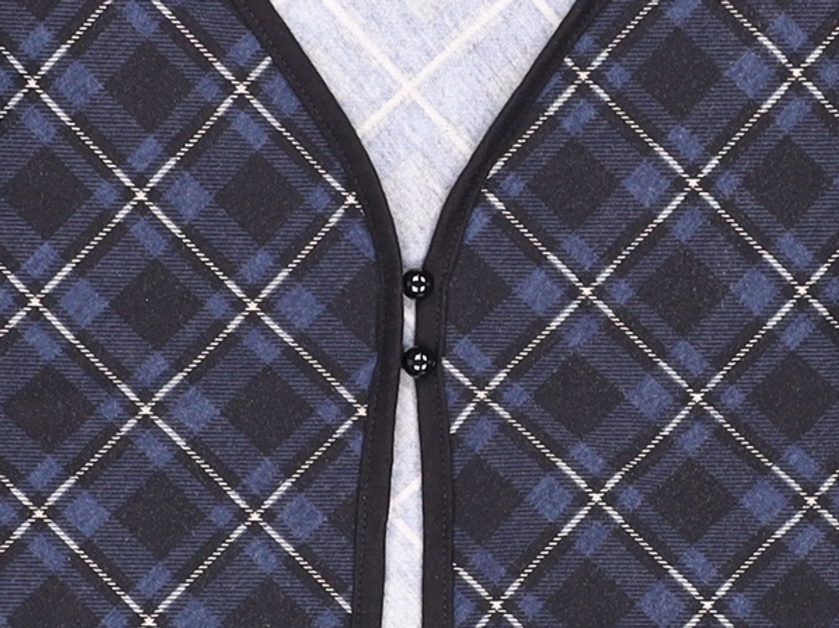 오디너리 홀리데이(ORDINARY HOLIDAY) 체크버튼포인트가디건 CHECK BUTTON POINT CARDIGAN FREE