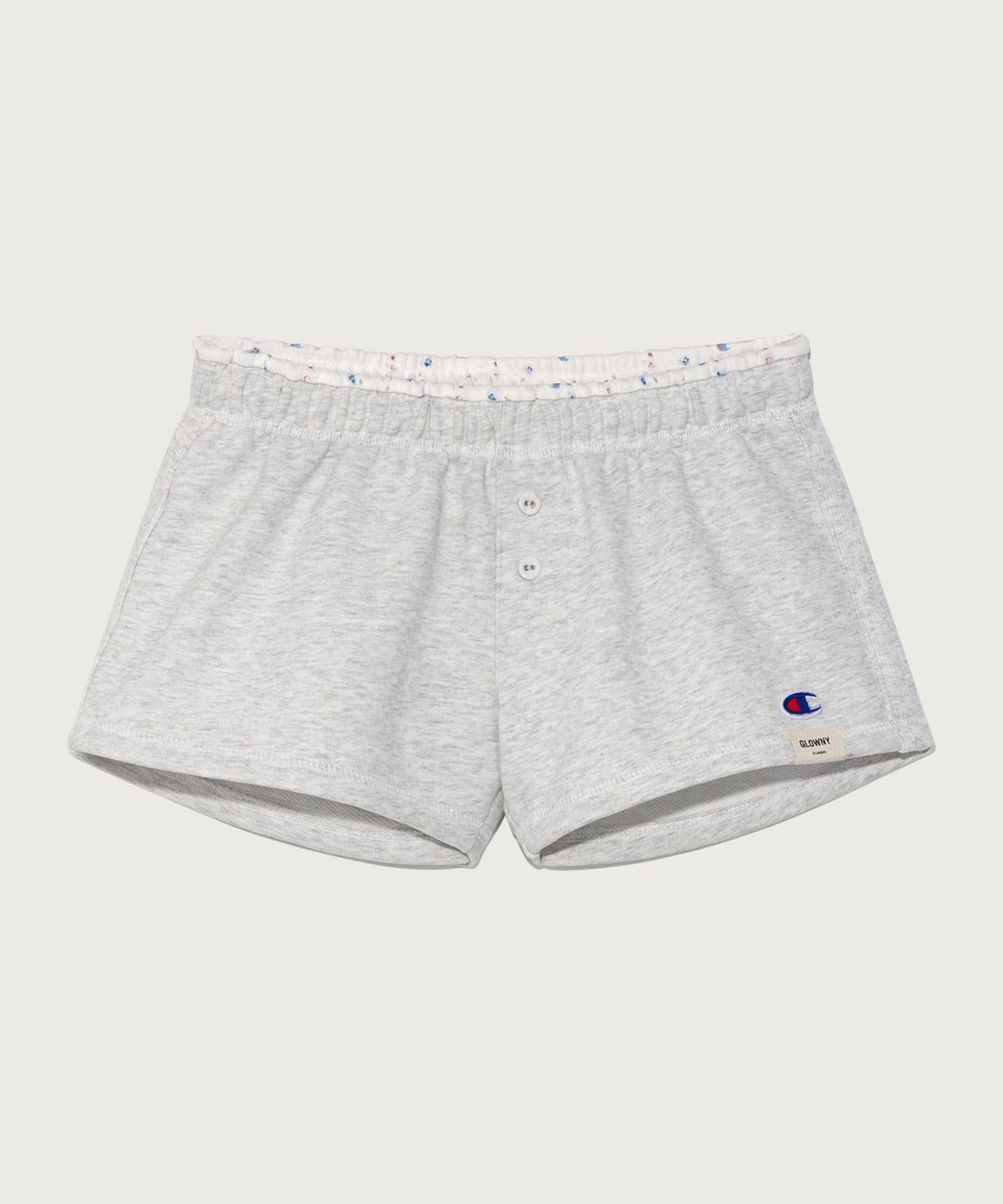 챔피온(CHAMPION) 챔피온 X 글로니 스웨트 미니 쇼츠 Melange Gray