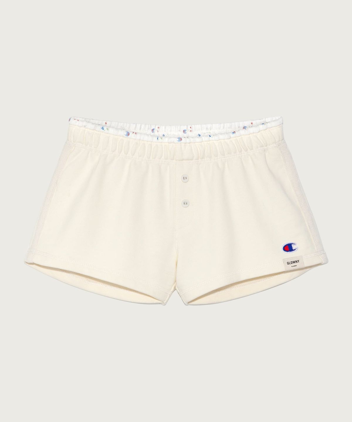 챔피온(CHAMPION) 챔피온 X 글로니 스웨트 미니 쇼츠 Cream