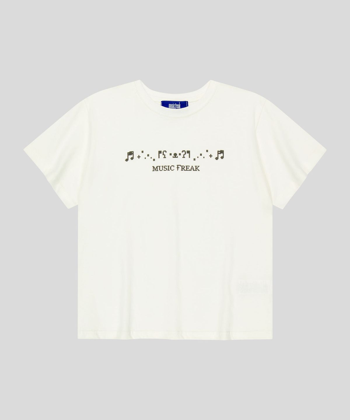 뮤직프리크(MUSICFREAK) Emoticon Bear T-Shirt - White