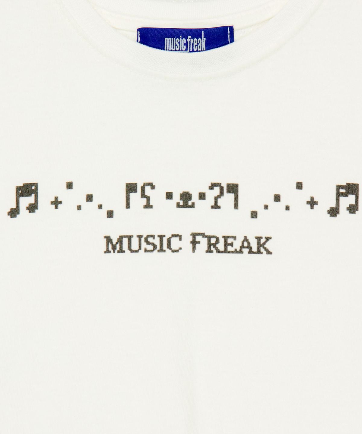 뮤직프리크(MUSICFREAK) Emoticon Bear T-Shirt - White